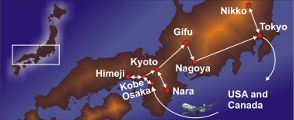 route basic trip from USA & canada